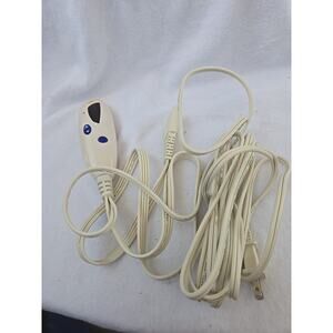 TC13B1-T 120v White Heated Blanket Power Controller Remote 4 Prong